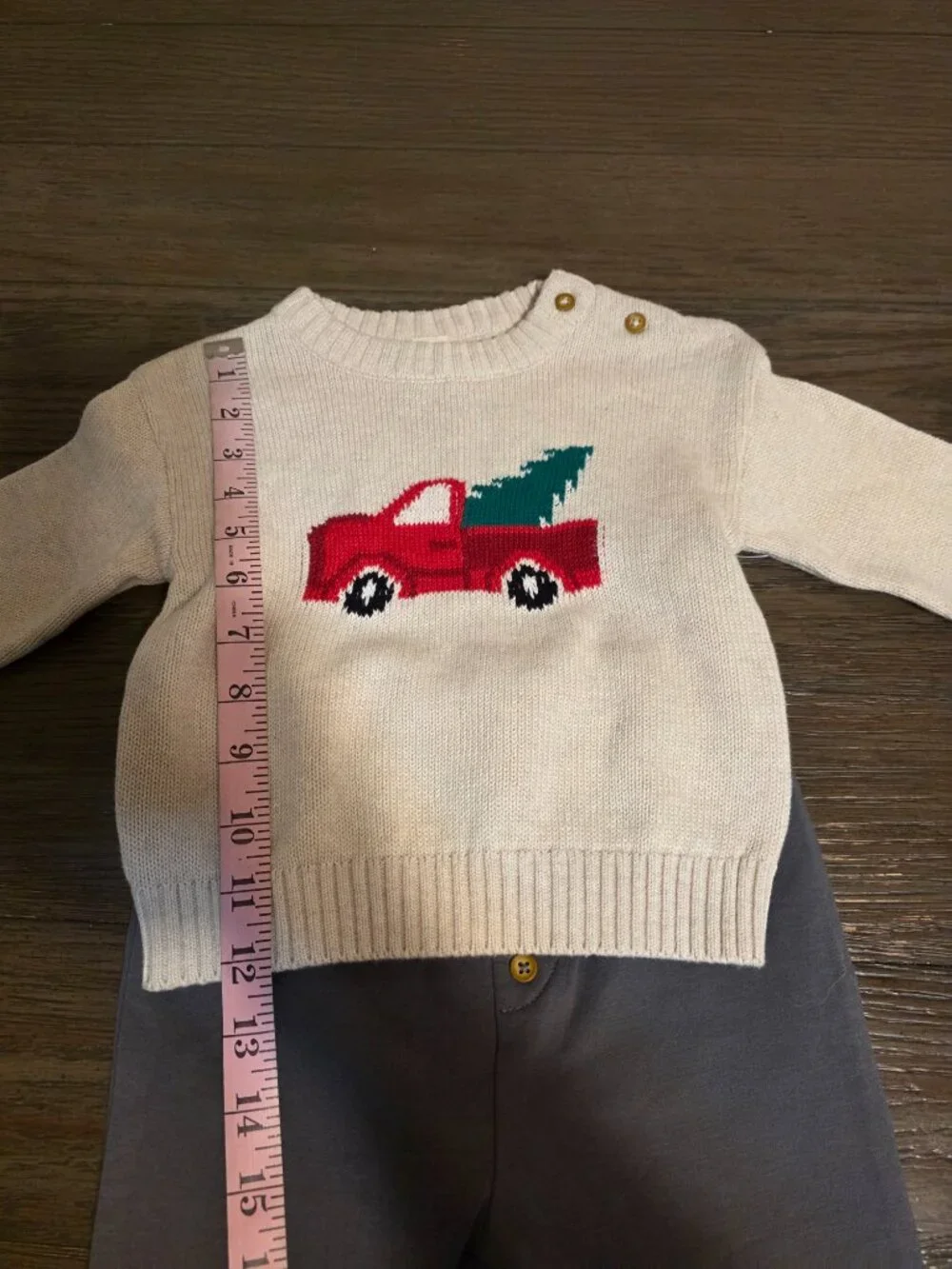 Tucker + Tate Baby Christmas Truck Sweater Pants Set NWT 18M Holiday
